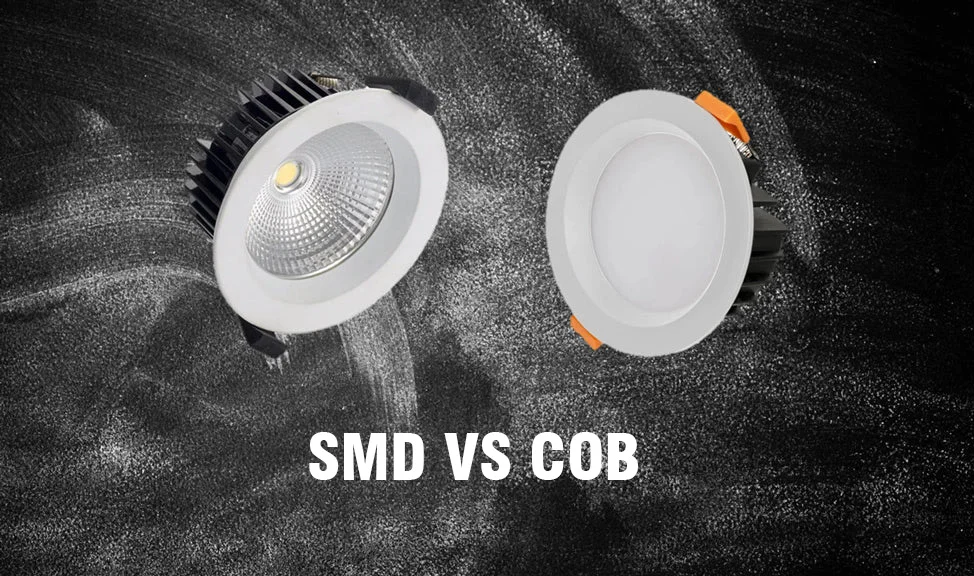 بهترین پروژکتور برای فروشگاه و مراکز تجاری | مقایسه مدلهای فلت و لنزدار ۱۰۰ وات LED 2 تفاوت COB و SMD چیست؟
