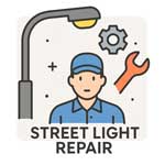 endco 14 تعمیرات چراغ خیابانی
