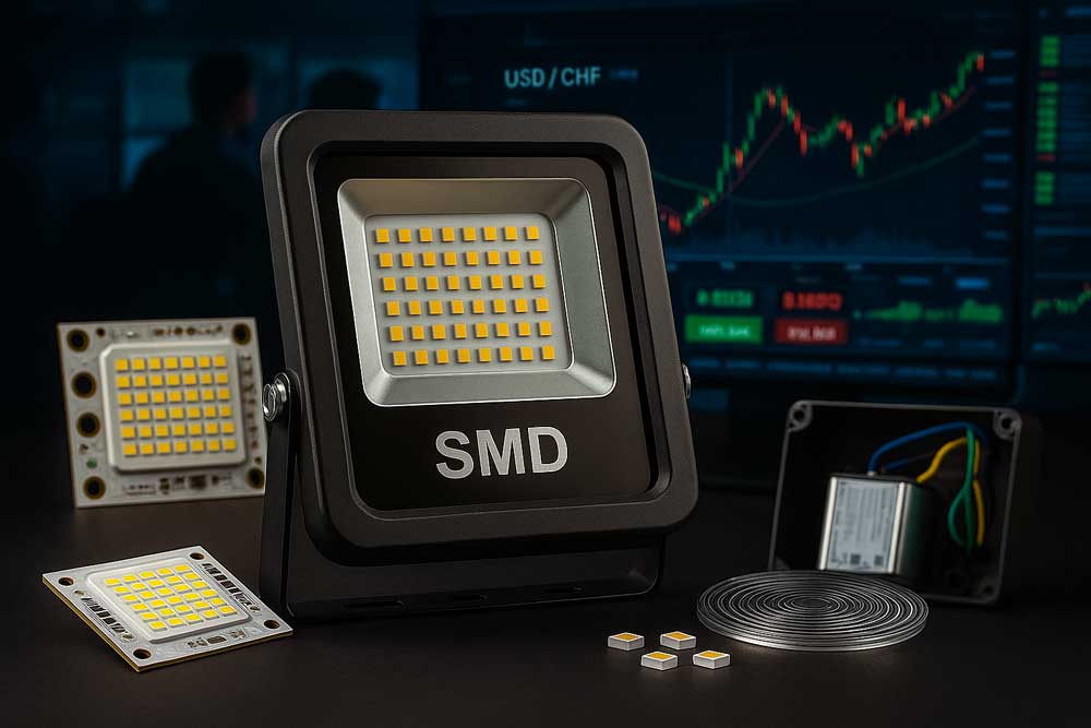 ۷ دلیل هوشمندانه برای خرید پروژکتور SMD |فوق کم مصرف-گارانتی طلایی 1 خرید پروژکتور SMD برای محوطه/حیاط/کارخانه/سالن تولید/سوله