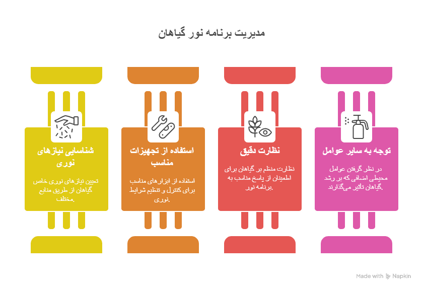 انتخاب بهترین چراغ و نور برای رشد گیاهان 